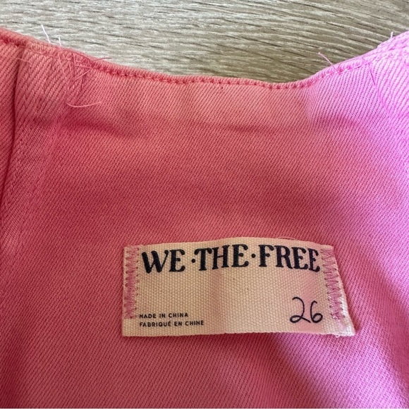 New Free People Venice Beach Flare Pink Jeans Sz 26 - Picture 8 of 11